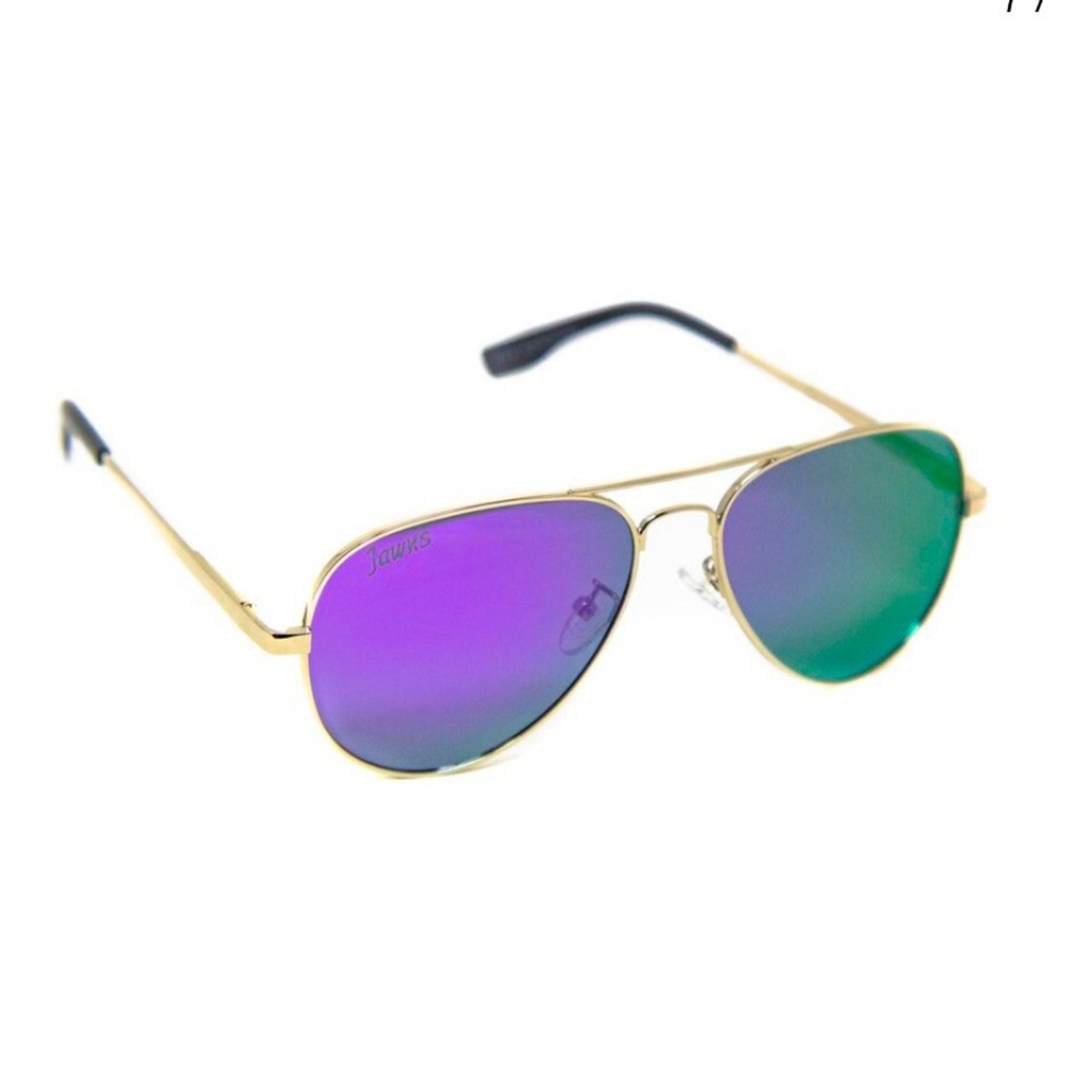 Tinted Jawns Aviator Sunglasses • Purple Polarized Lenses•NEW-